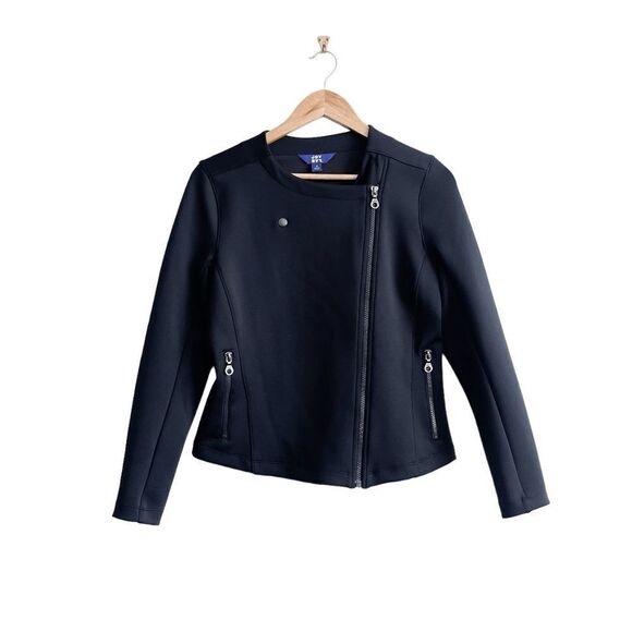 JOYLAB Womens Full Zip Jacket Long Sleeve Black Small - Picture 1 of 7
